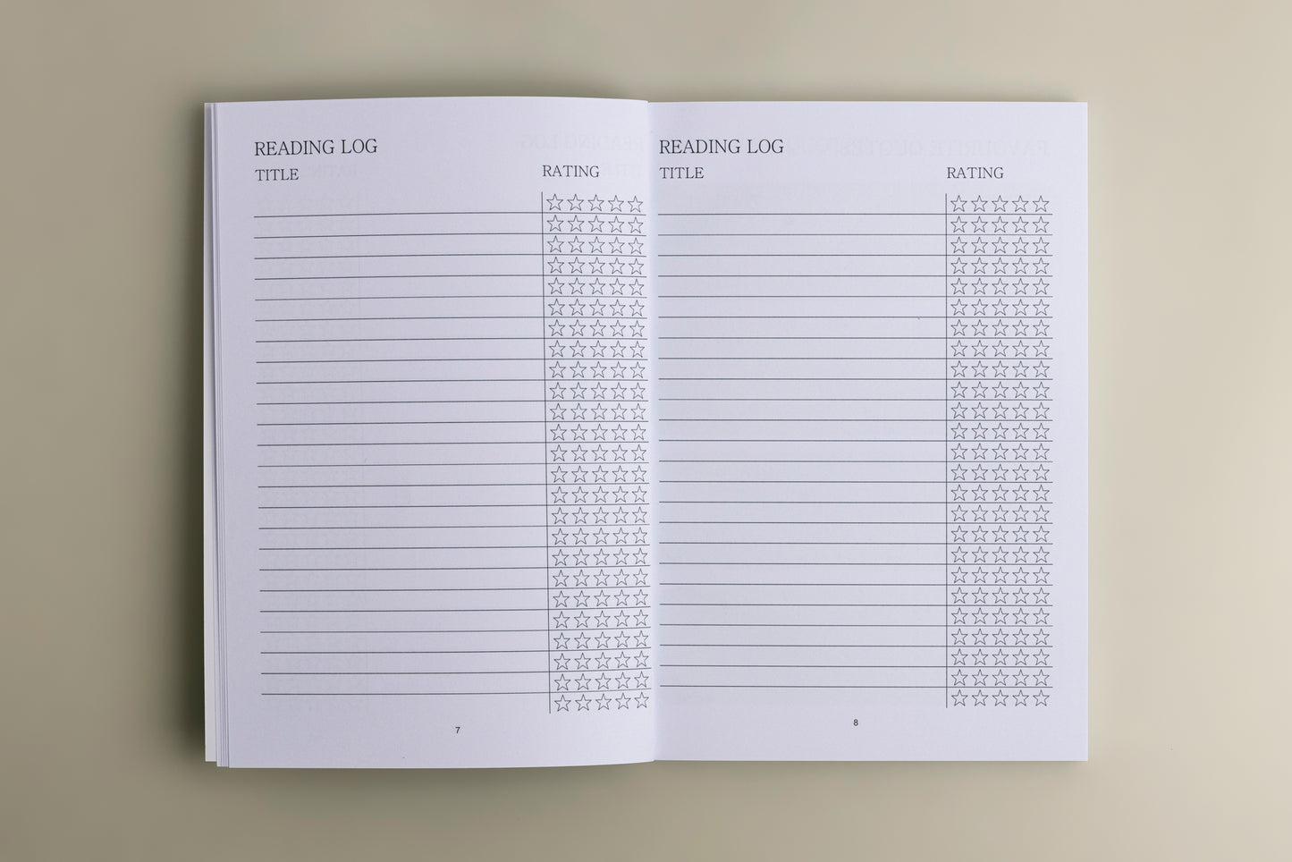 Reading Journal