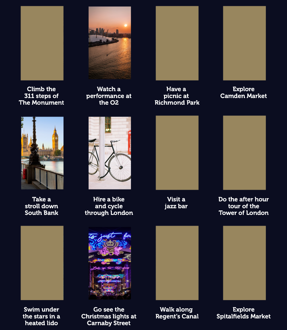 London Scratch off Print