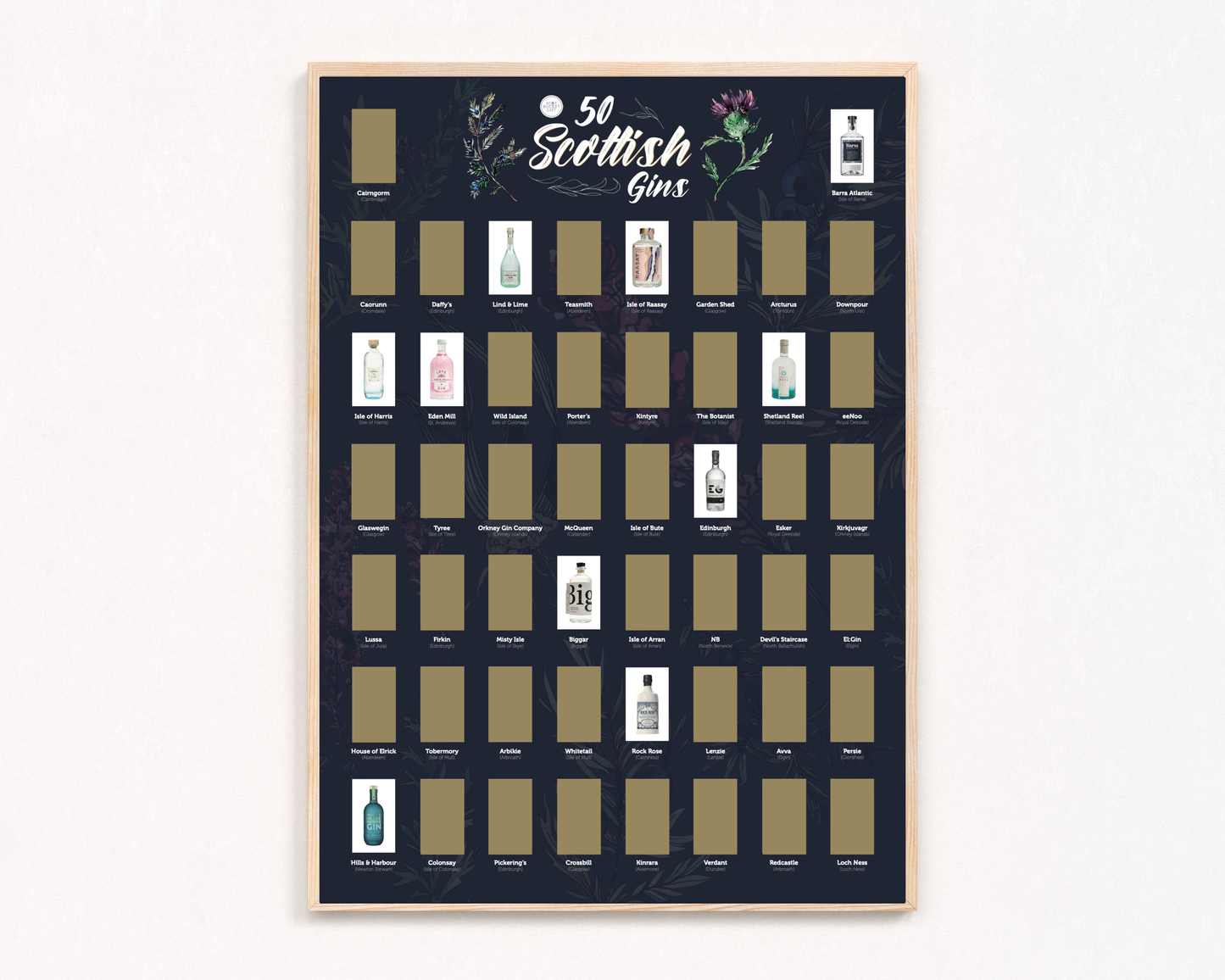 Scottish Gin Scratch off Print