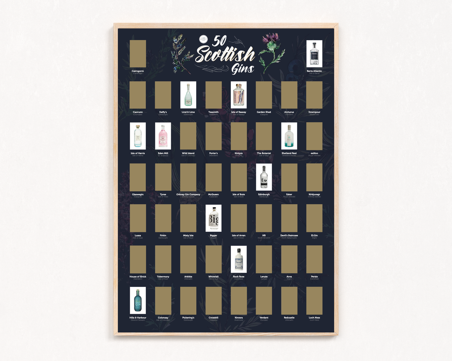 Scottish Gin Scratch off Print