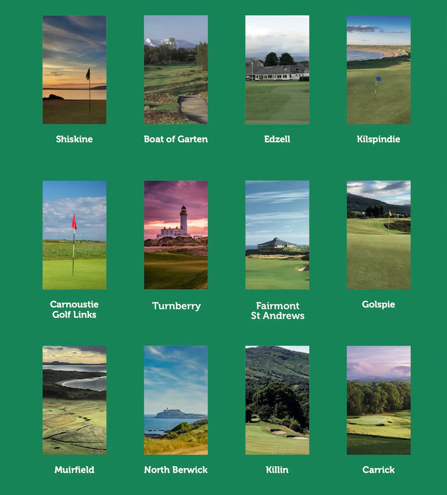 Scottish Golf Scratch off Print