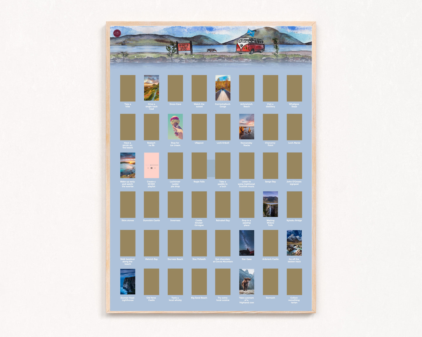 North Coast 500 Scratch off Print