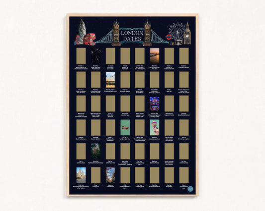 London Scratch off Print