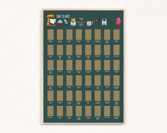 Time to Bake Scratch off Print
