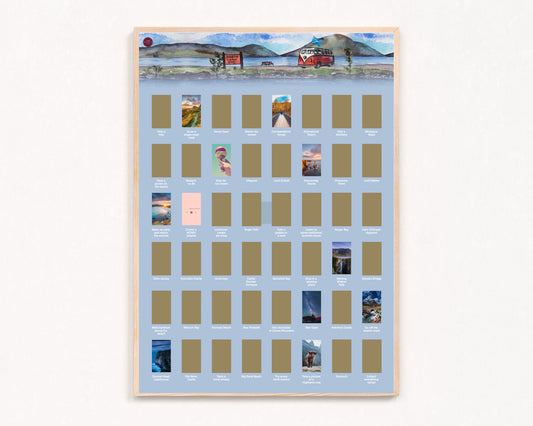 North Coast 500 Scratch off Print