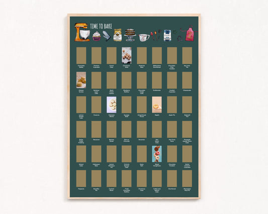 Time to Bake Scratch off Print